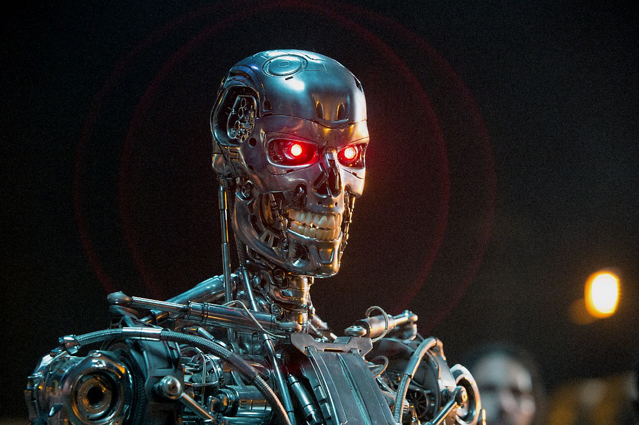 Series T-800 Robot in Terminator Genisys from Paramount Pictures and Skydance Productions.